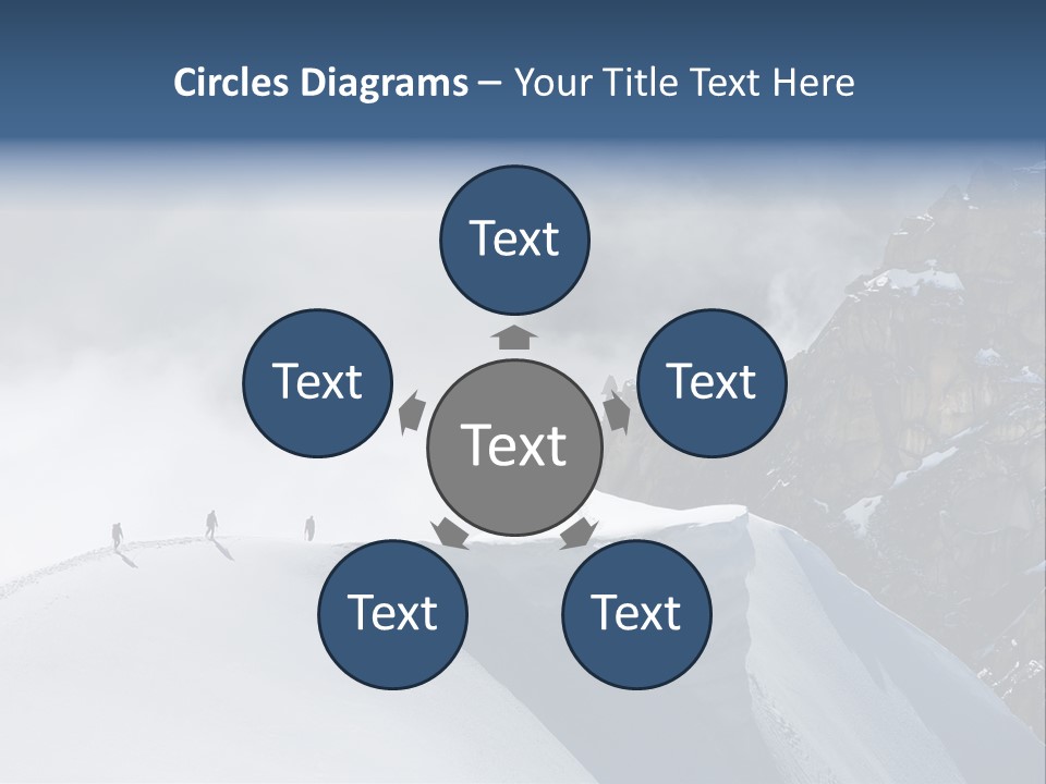 Trekking Goal Shoes PowerPoint Template