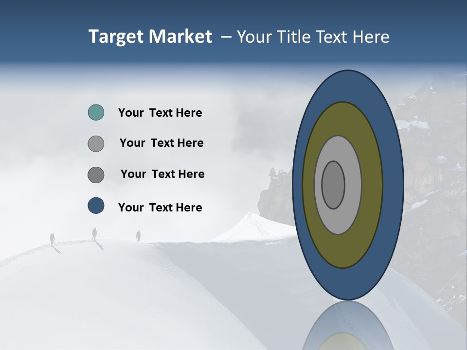 Trekking Goal Shoes PowerPoint Template