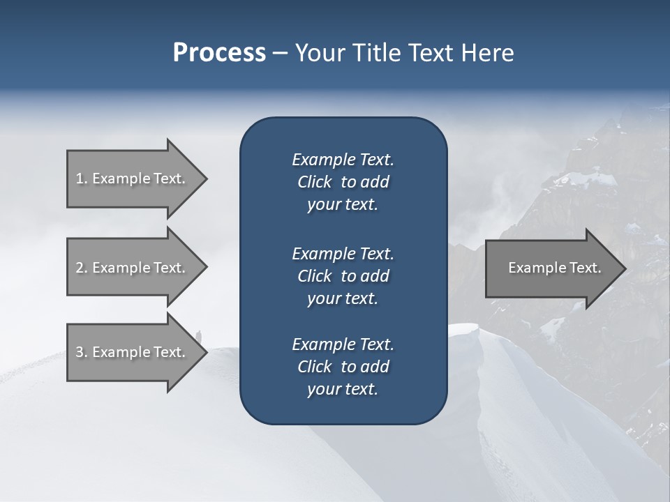Trekking Goal Shoes PowerPoint Template