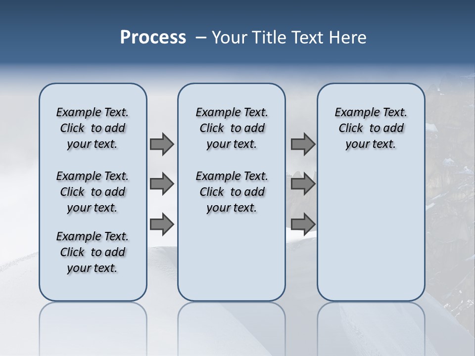 Trekking Goal Shoes PowerPoint Template