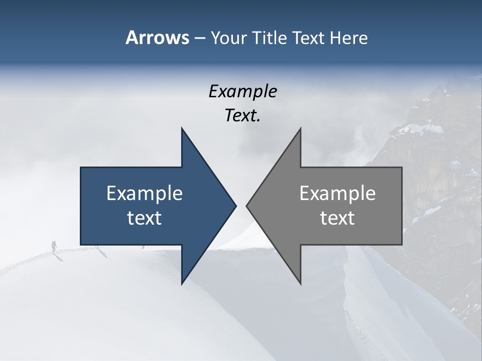 Trekking Goal Shoes PowerPoint Template