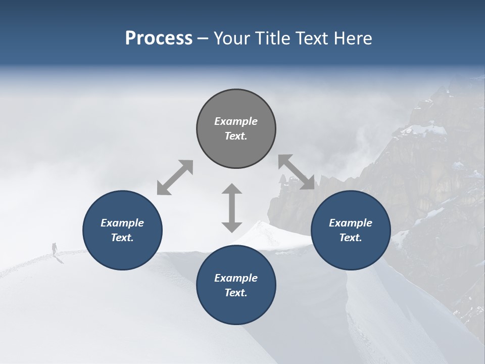 Trekking Goal Shoes PowerPoint Template