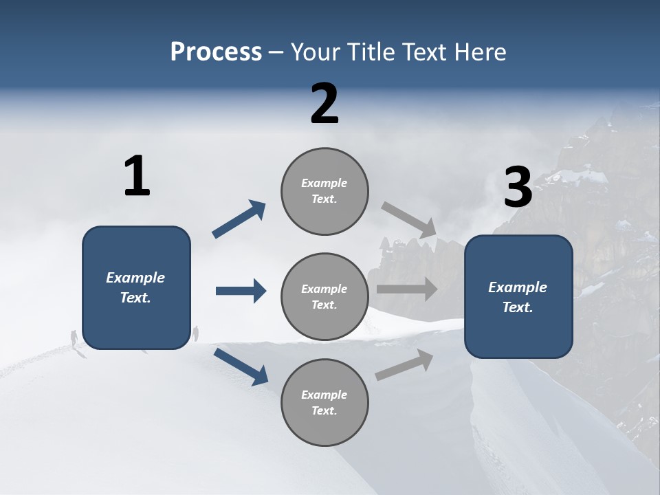 Trekking Goal Shoes PowerPoint Template