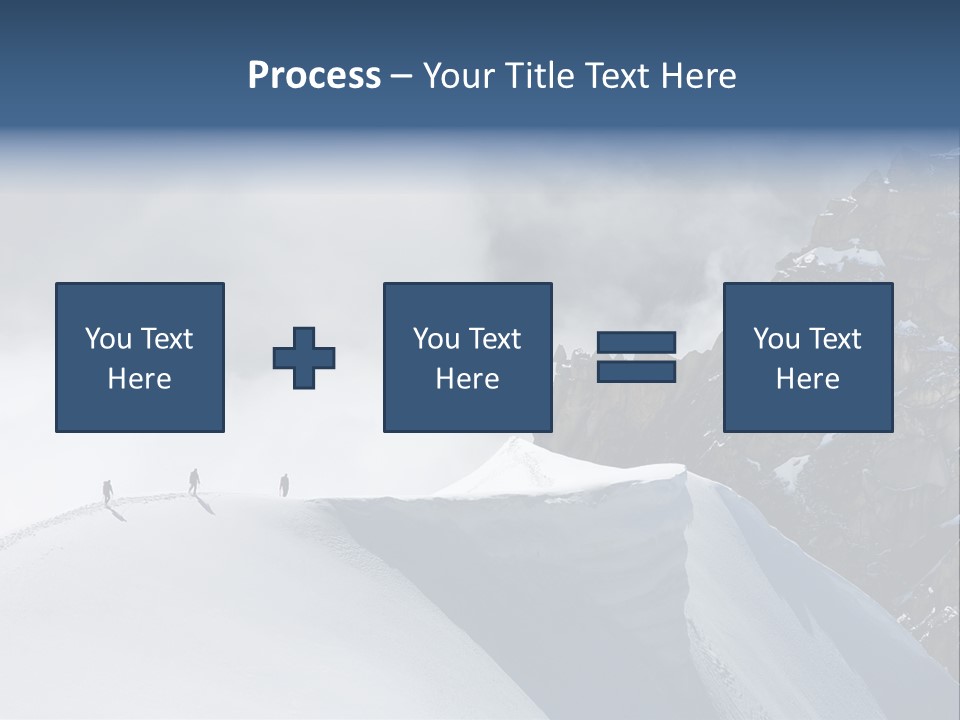 Trekking Goal Shoes PowerPoint Template