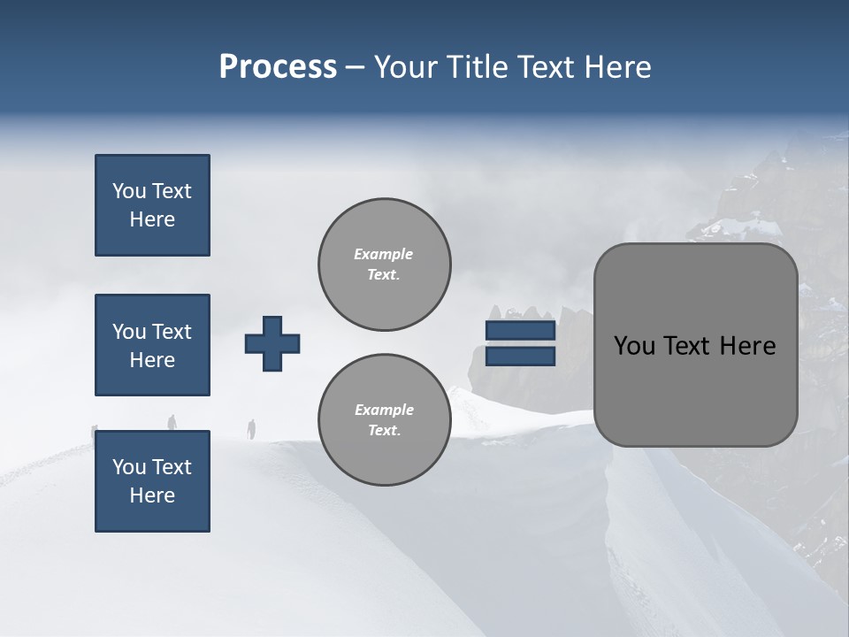 Trekking Goal Shoes PowerPoint Template
