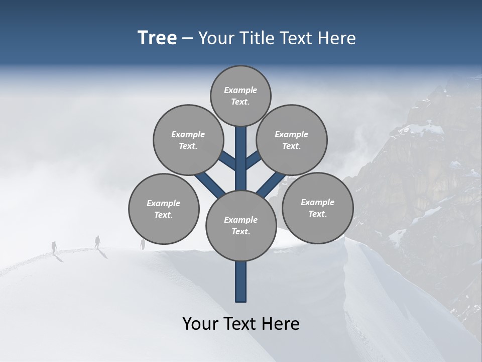 Trekking Goal Shoes PowerPoint Template