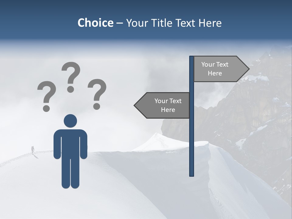 Trekking Goal Shoes PowerPoint Template