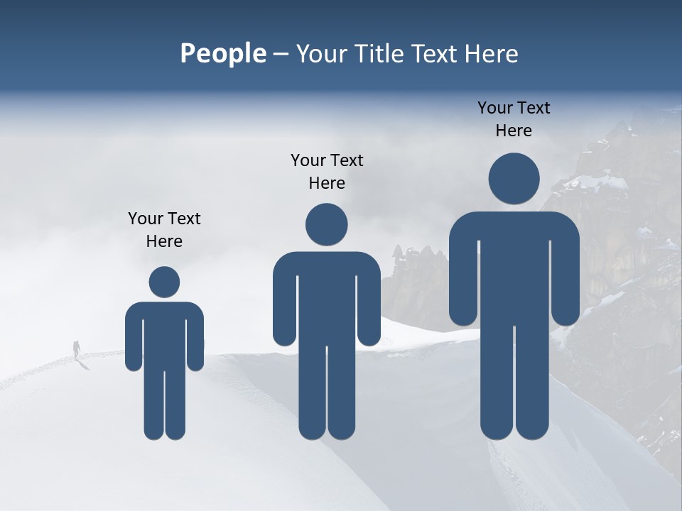 Trekking Goal Shoes PowerPoint Template