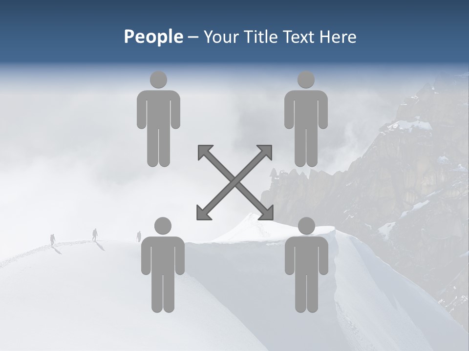 Trekking Goal Shoes PowerPoint Template