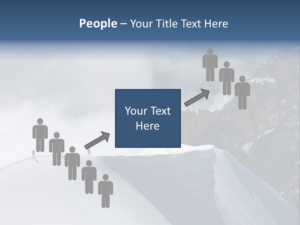 Trekking Goal Shoes PowerPoint Template