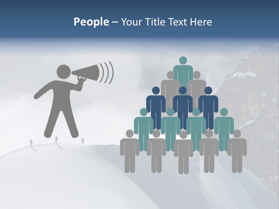 Trekking Goal Shoes PowerPoint Template