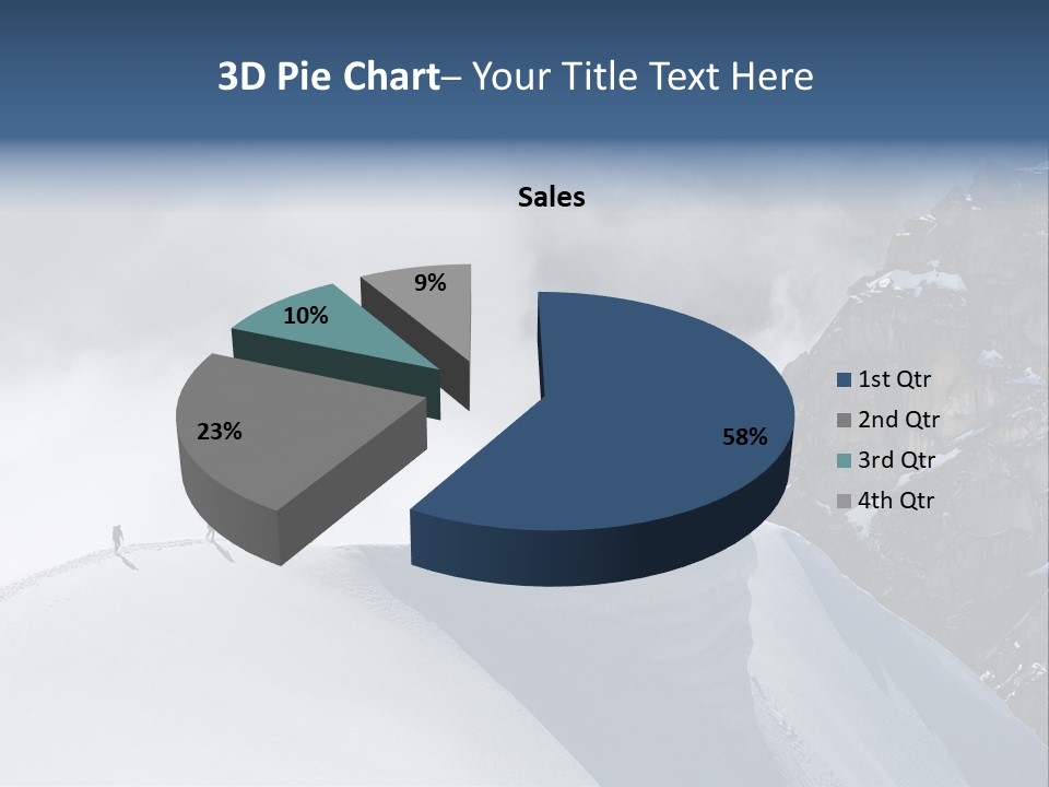 Trekking Goal Shoes PowerPoint Template