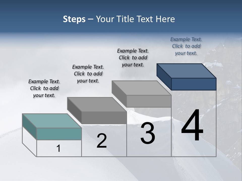 Trekking Goal Shoes PowerPoint Template