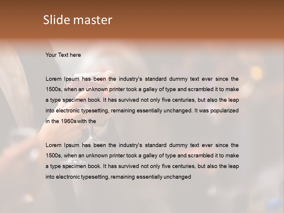 Xmas Table Romance PowerPoint Template