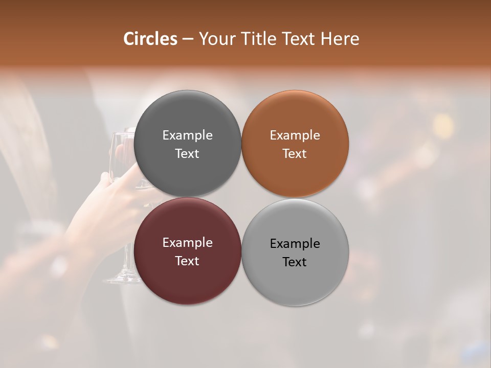 Xmas Table Romance PowerPoint Template