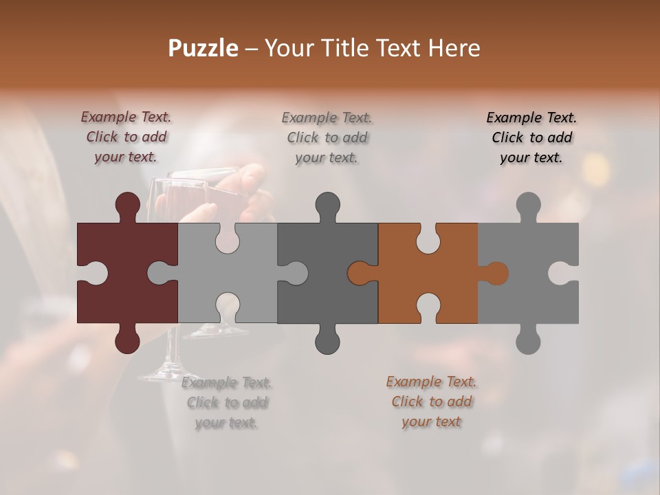 Xmas Table Romance PowerPoint Template