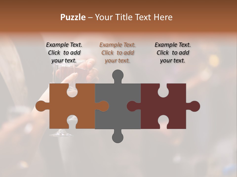 Xmas Table Romance PowerPoint Template