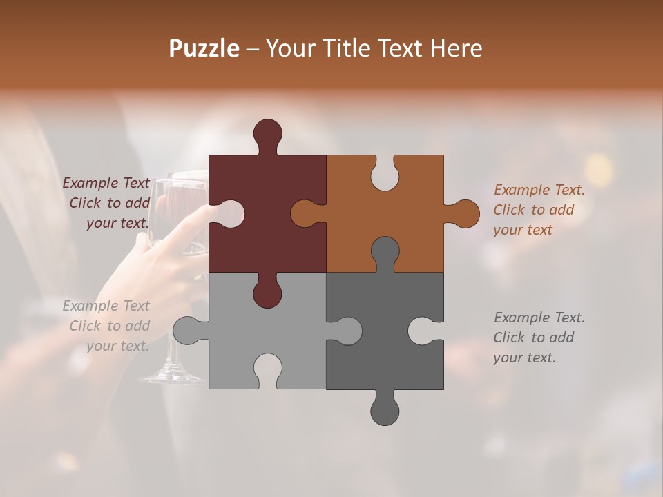 Xmas Table Romance PowerPoint Template