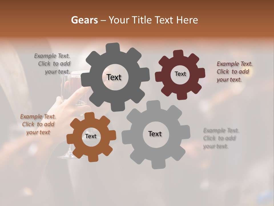 Xmas Table Romance PowerPoint Template