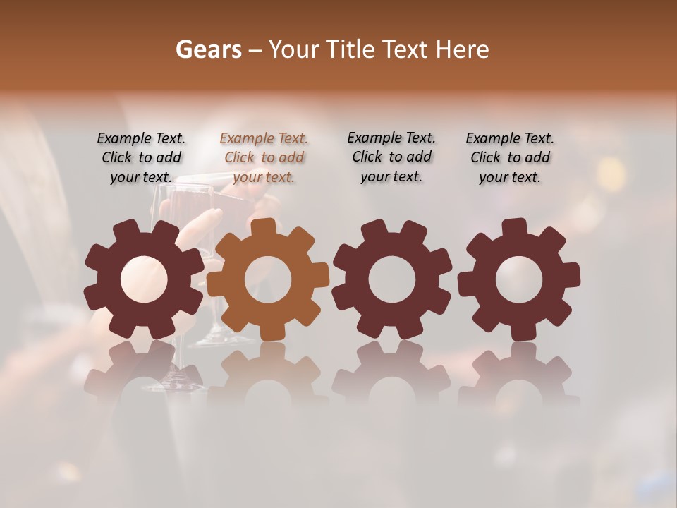 Xmas Table Romance PowerPoint Template