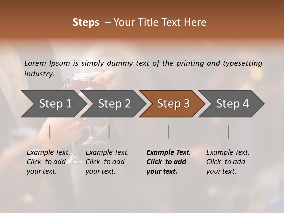 Xmas Table Romance PowerPoint Template