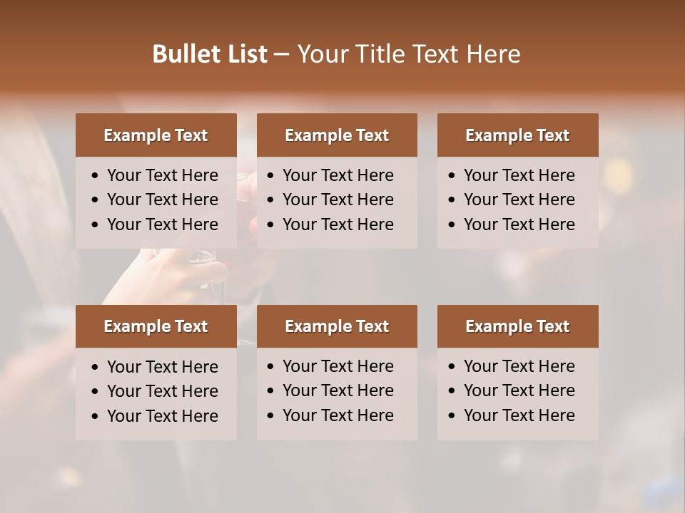 Xmas Table Romance PowerPoint Template