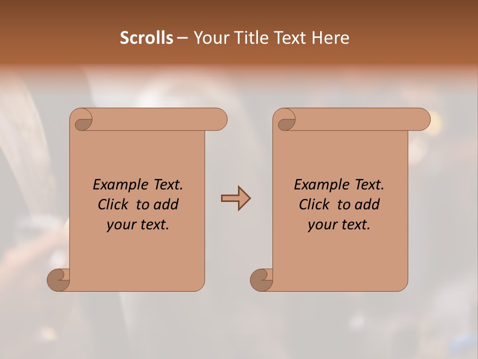 Xmas Table Romance PowerPoint Template