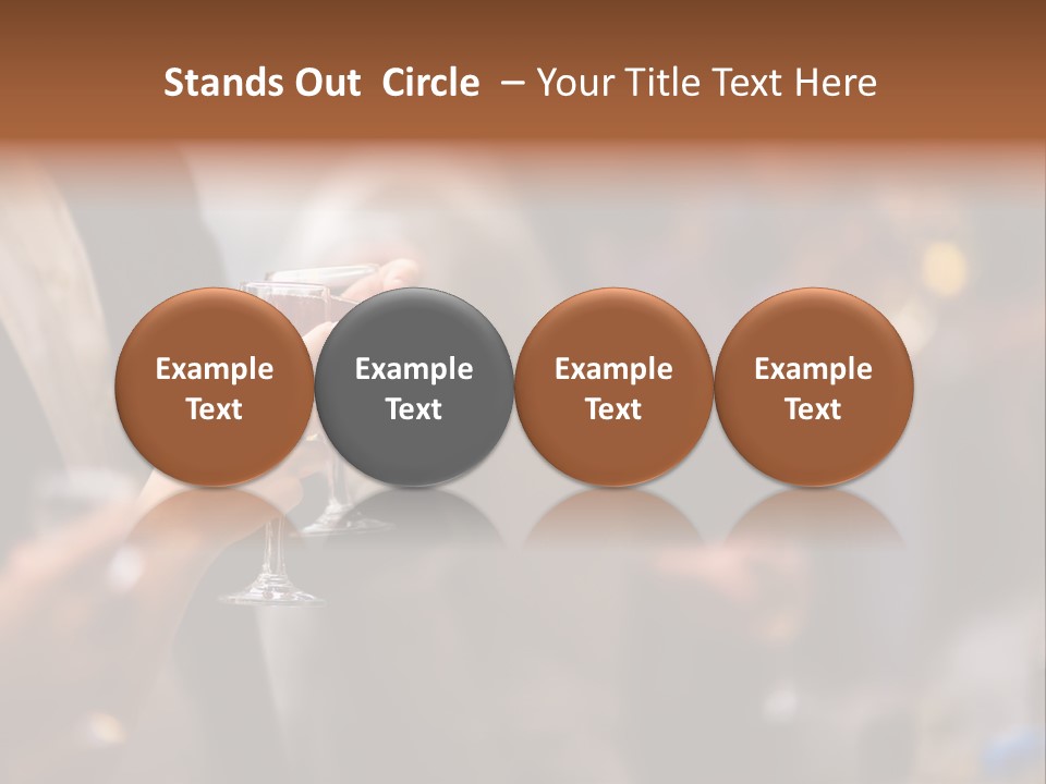 Xmas Table Romance PowerPoint Template