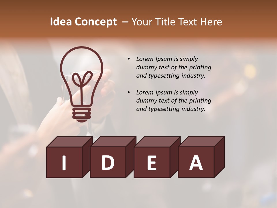 Xmas Table Romance PowerPoint Template