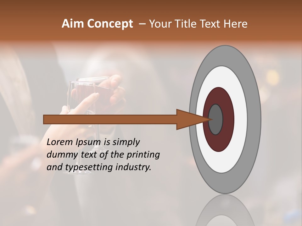 Xmas Table Romance PowerPoint Template