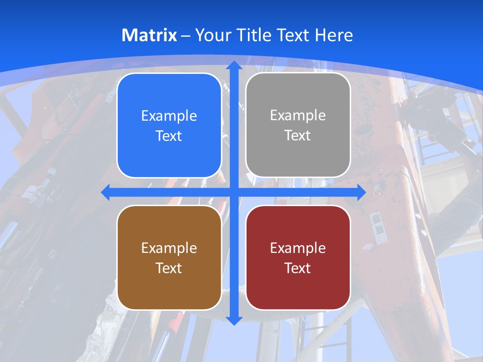 Selective Focus Business Fill In PowerPoint Template
