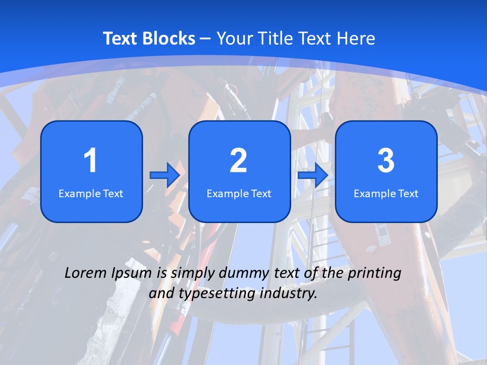 Selective Focus Business Fill In PowerPoint Template