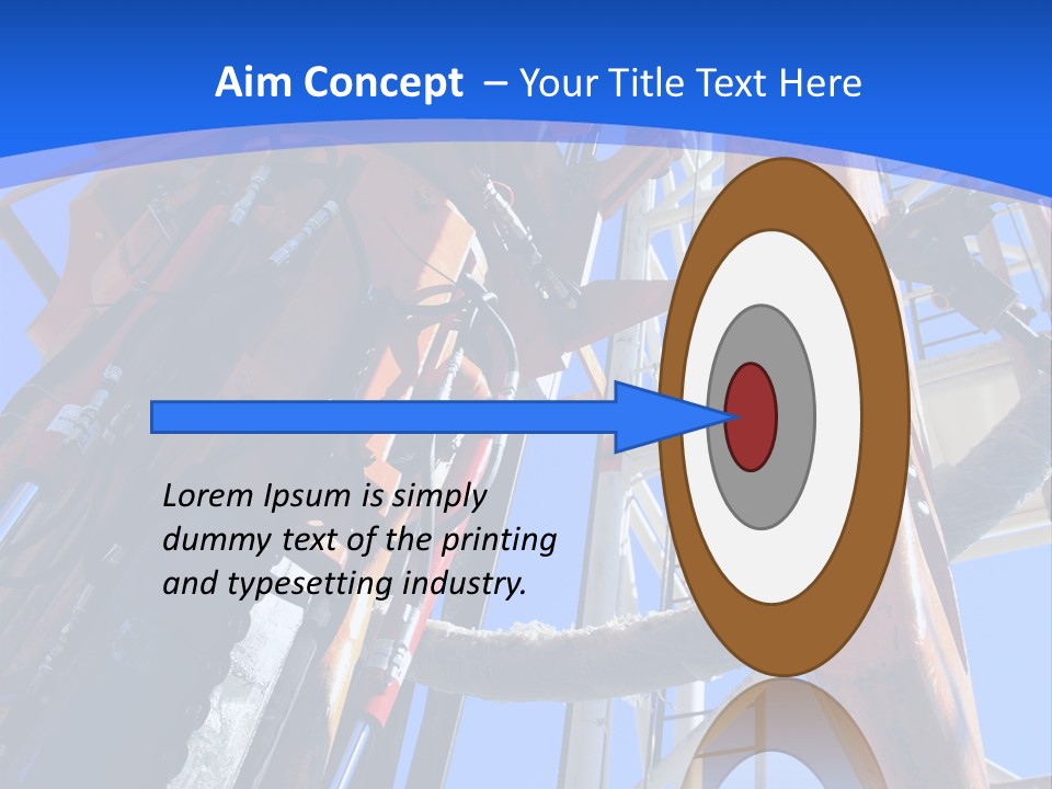 Selective Focus Business Fill In PowerPoint Template