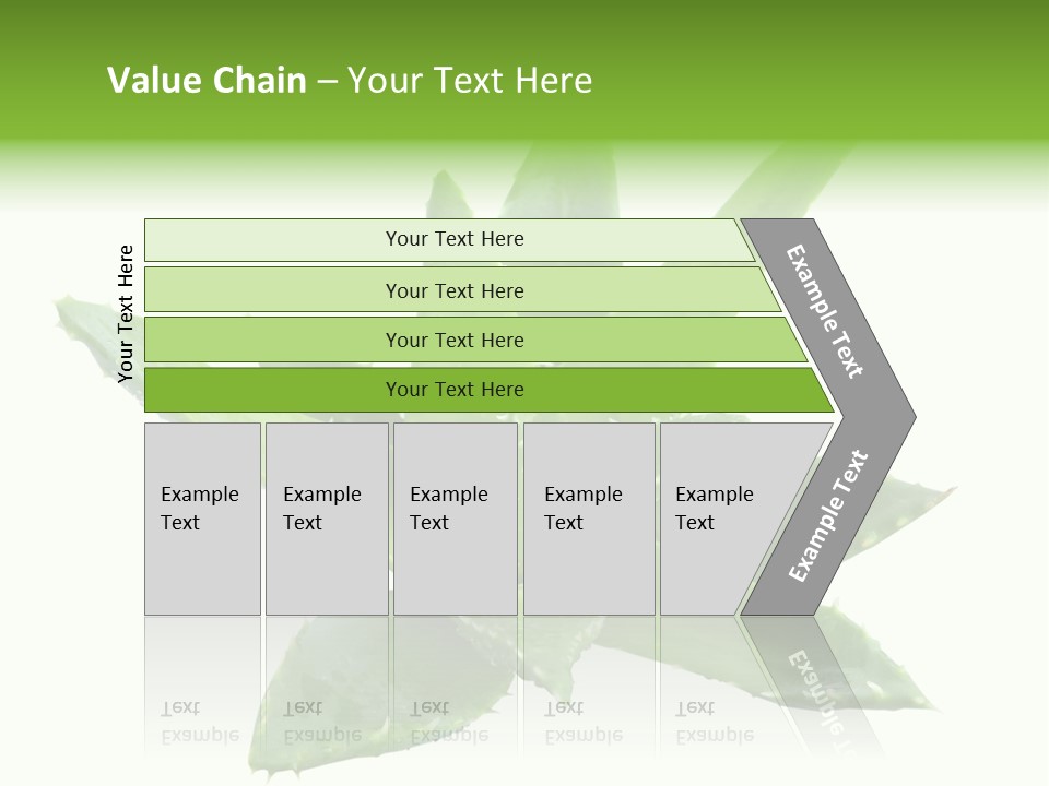 Flower Detail Aloe PowerPoint Template