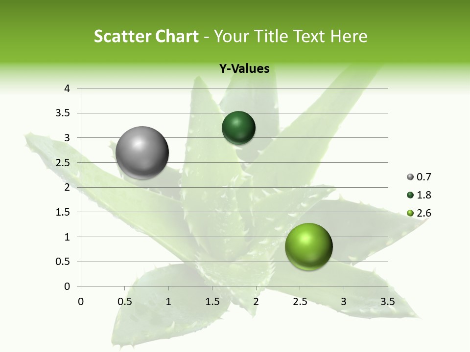 Flower Detail Aloe PowerPoint Template