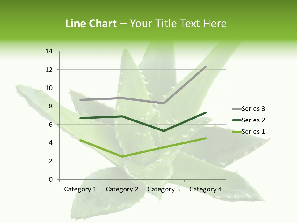 Flower Detail Aloe PowerPoint Template