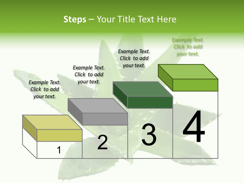 Flower Detail Aloe PowerPoint Template