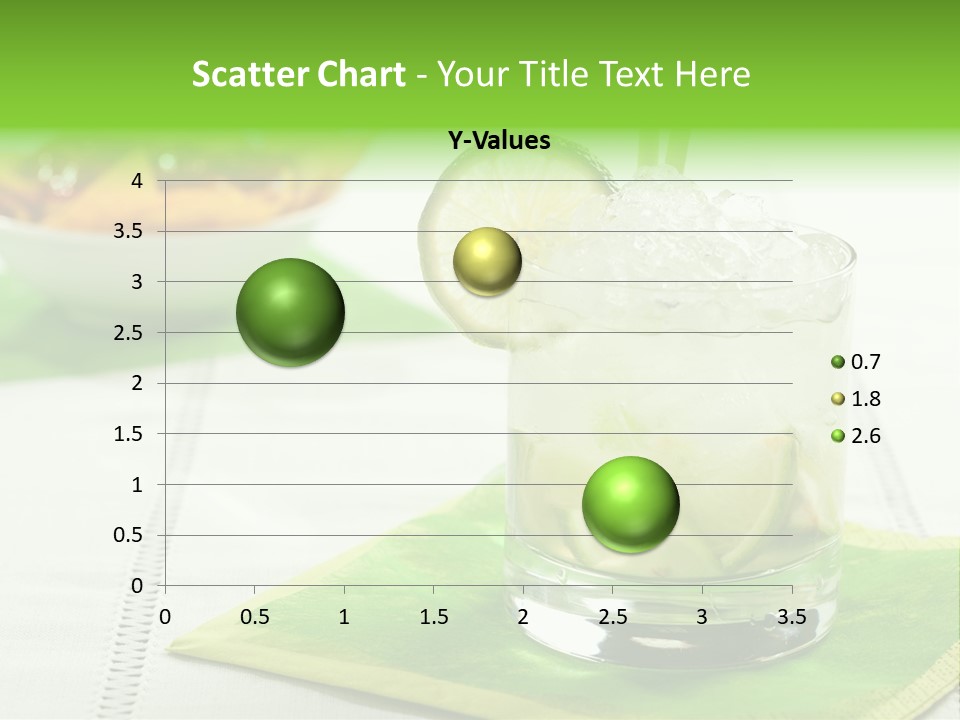 Cocktail Fresh Ice PowerPoint Template