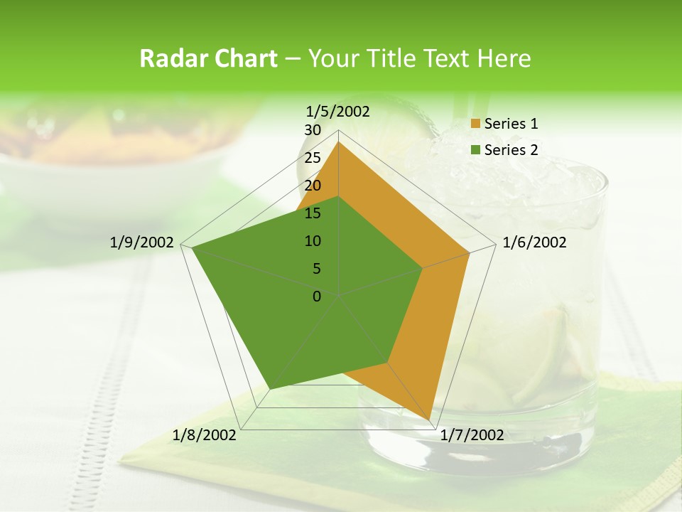 Cocktail Fresh Ice PowerPoint Template
