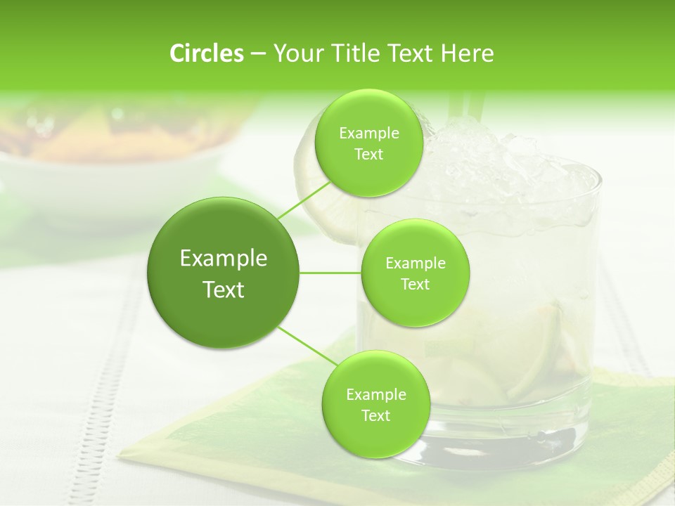 Cocktail Fresh Ice PowerPoint Template