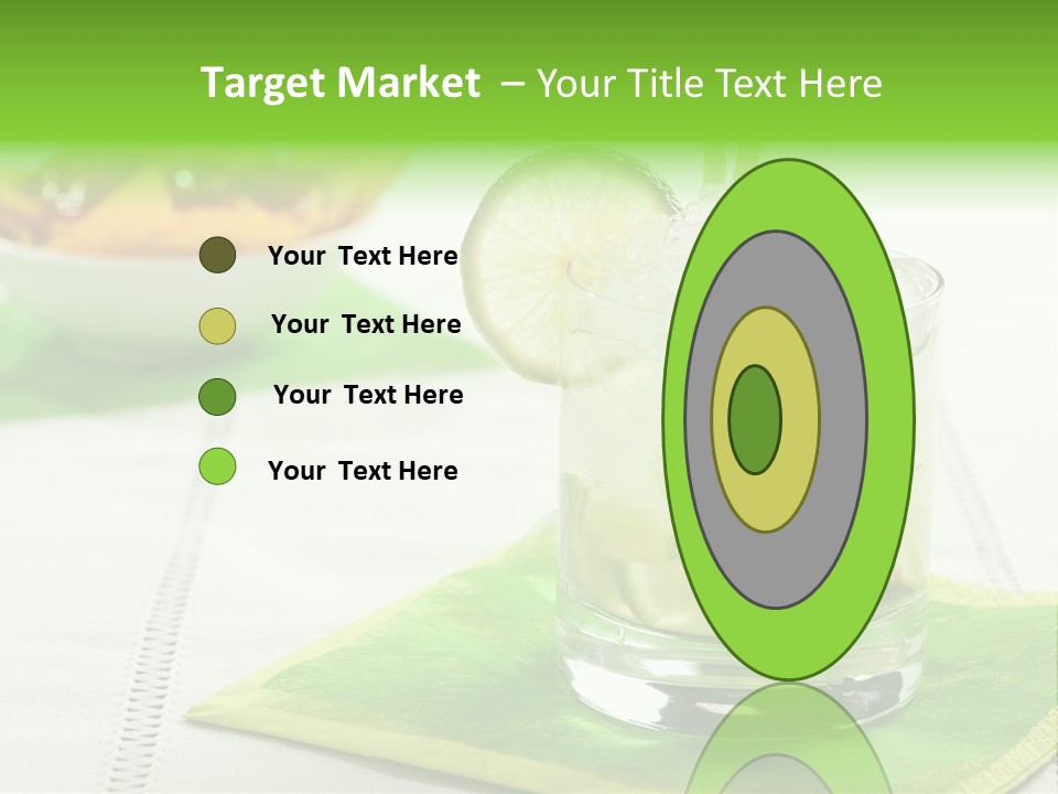 Cocktail Fresh Ice PowerPoint Template