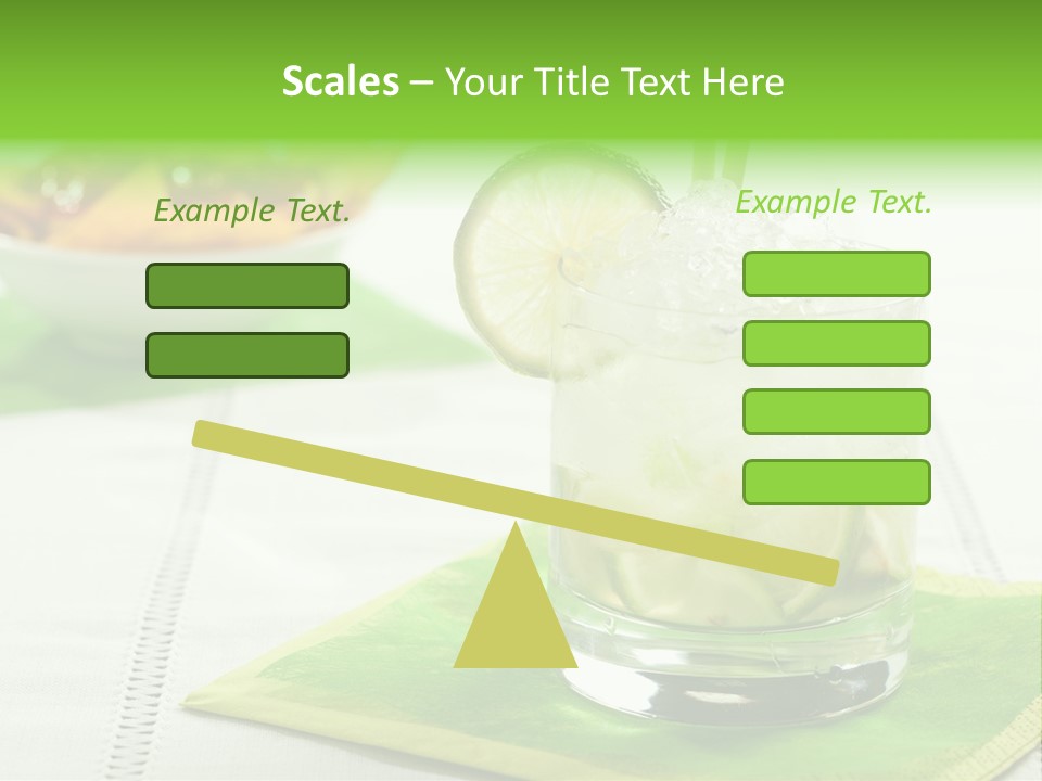 Cocktail Fresh Ice PowerPoint Template