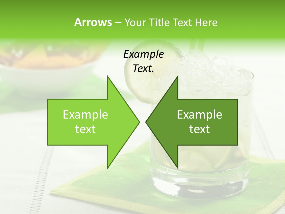 Cocktail Fresh Ice PowerPoint Template