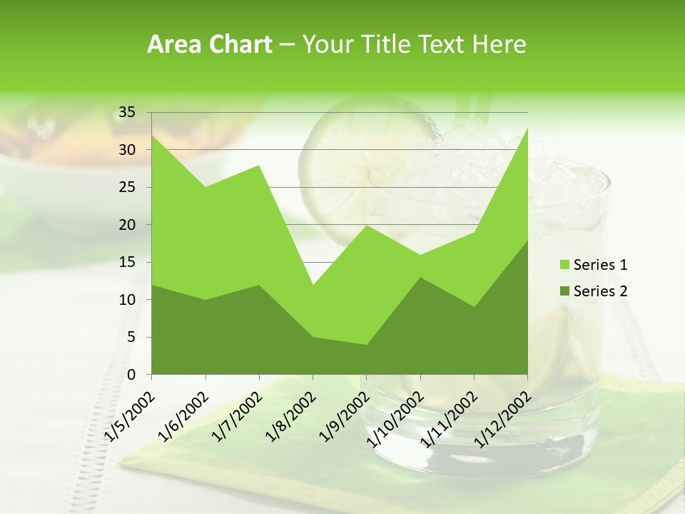 Cocktail Fresh Ice PowerPoint Template