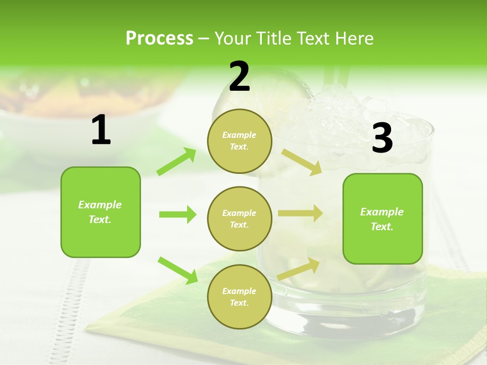 Cocktail Fresh Ice PowerPoint Template