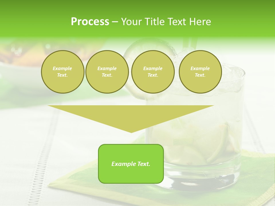 Cocktail Fresh Ice PowerPoint Template