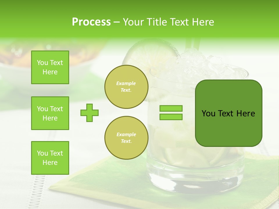Cocktail Fresh Ice PowerPoint Template