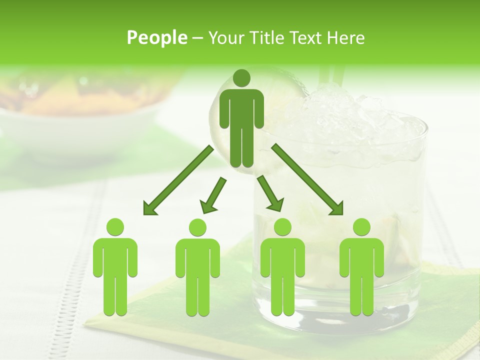 Cocktail Fresh Ice PowerPoint Template