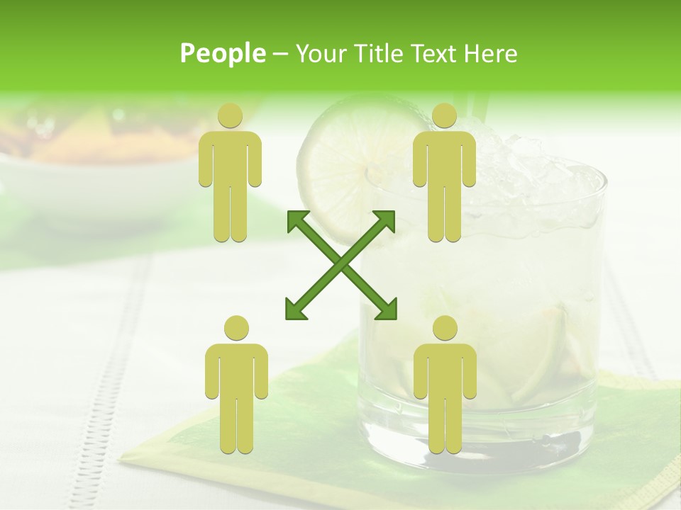 Cocktail Fresh Ice PowerPoint Template