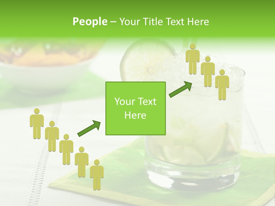 Cocktail Fresh Ice PowerPoint Template